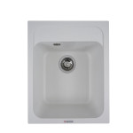 Гранітна мийка для кухні VALESO KORRADO 4050 матова Білосніжна