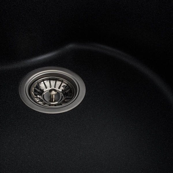 Гранітна мийка для кухні VALESO TURAS 480 матова Карбон