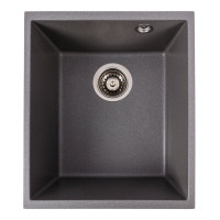 Гранітна мийка для кухні VALESO ROXY 3744 матова Сірий мусон