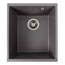 Гранитная мойка для кухни VALESO ROXY 3744 матовая Серый муссон