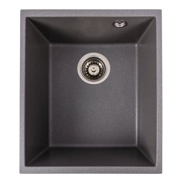 Гранітна мийка для кухні VALESO ROXY 3744 матова Сірий мусон