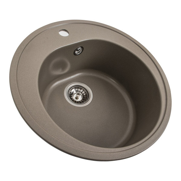 Гранітна мийка для кухні VALESO LUNA 510 матова Титан
