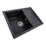 Гранітна мийка для кухні VALESO INTENSO 6550 матова Карбон