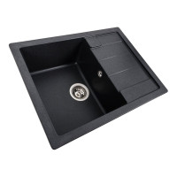 Гранітна мийка для кухні VALESO INTENSO 6550 матова Карбон