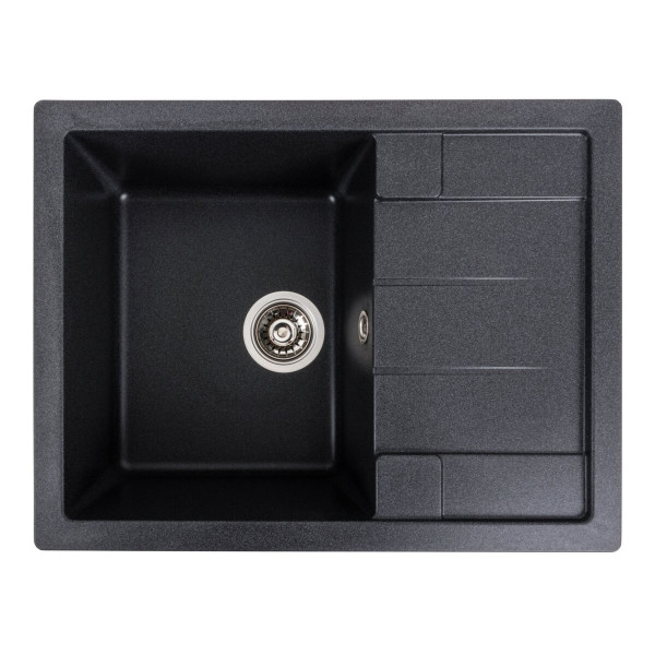Гранітна мийка для кухні VALESO INTENSO 6550 матова Карбон