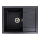 Гранітна мийка для кухні VALESO INTENSO 6550 матова Карбон