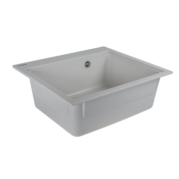 Гранітна мийка для кухні VALESO VESTA 5852 матова Біла в крапку