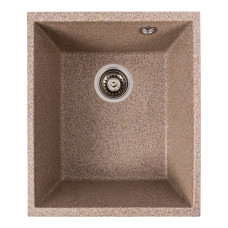 Гранитная мойка для кухни VALESO ROXY 3744 матовая Карамель
