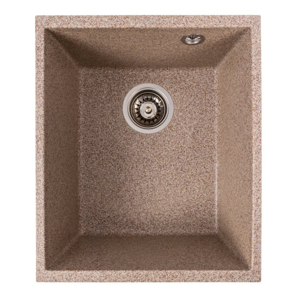 Гранітна мийка для кухні VALESO ROXY 3744 матова Карамель