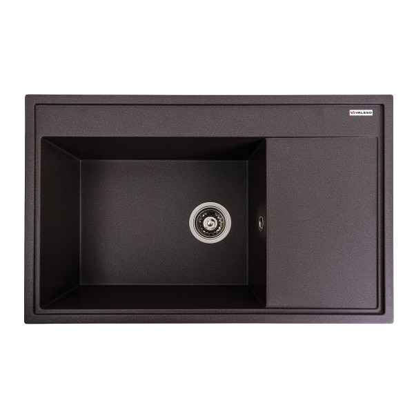 Гранітна мийка для кухні VALESO 7950 AZURIT матовий Гренадін