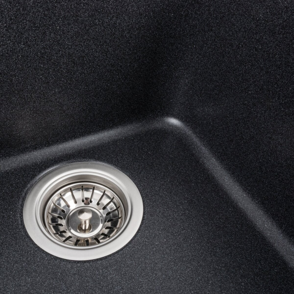 Гранітна мийка для кухні VALESO 4050 KORRADO матова Карбон