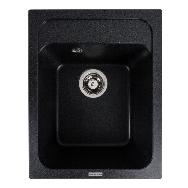 Гранітна мийка для кухні VALESO 4050 KORRADO матова Карбон