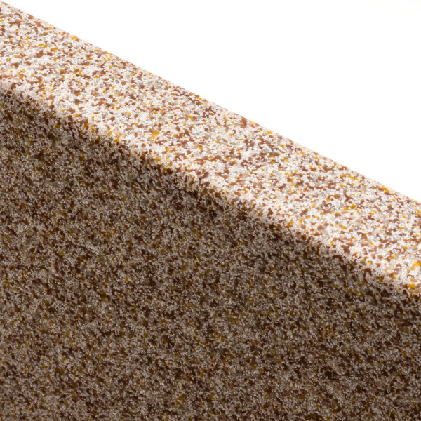 Гранітна мийка для кухні VALESO 4040 RUBA матова карамель