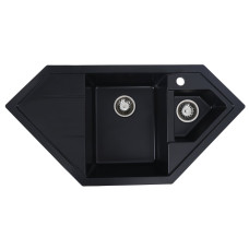Гранитная мойка для кухни VALESO 9950 PANDORA матовая Черная