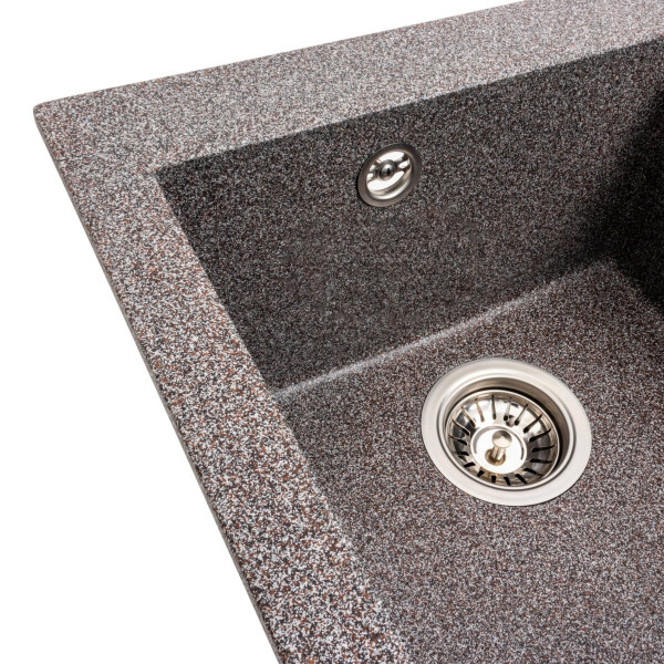 Гранітна мийка для кухні VALESO SOKIL 4150 матова Мікс
