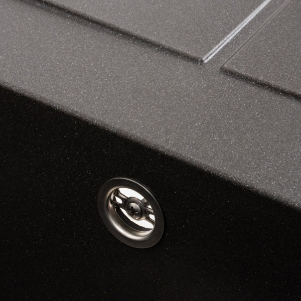 Гранітна мийка для кухні VALESO SELENA 7950 матова Моріон