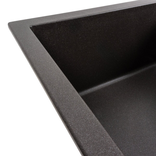 Гранітна мийка для кухні VALESO SELENA 7950 матова Моріон