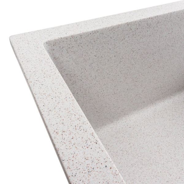 Гранітна мийка для кухні VALESO CASCADA 7050 матова Топаз