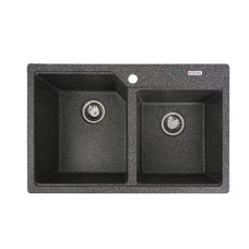 Гранитная мойка для кухни VALESO HARMONY 7850 матовая Графит