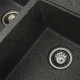 Гранітна мийка для кухні VALESO HARMONY 7850 матова Графіт