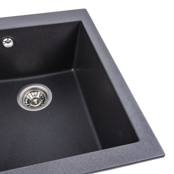 Гранітна мийка для кухні VALESO 4150 SOKIL матовий Моріон