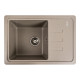 Гранітна мийка для кухні VALESO LIANA 6243 матова Титан