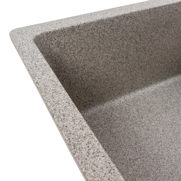 Гранітна мийка для кухні VALESO ROMA 7850 матова Сіра