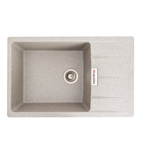 Гранітна мийка для кухні VALESO ROMA 7850 матова Сіра