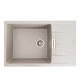 Гранітна мийка для кухні VALESO ROMA 7850 матова Сіра