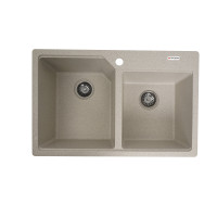 Гранитная мойка для кухни VALESO 7850 HARMONY матовая Топаз