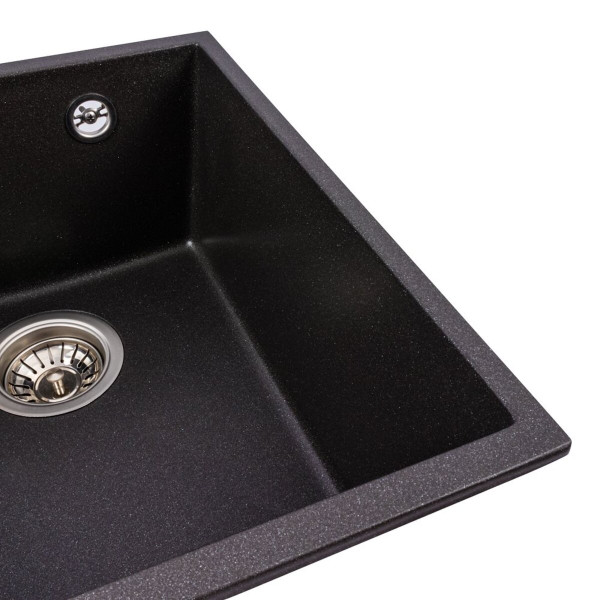 Гранітна мийка для кухні VALESO ROXY 3744 матова Моріон