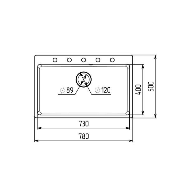 Гранітна мийка для кухні VALESO BOGEMA 7850 матова Сафарі