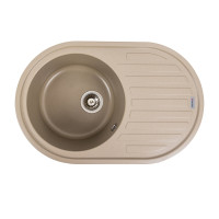 Гранітна мийка для кухні VALESO LIRA 7750 матова Титан