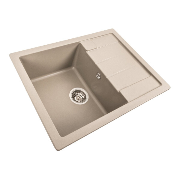 Гранітна мийка для кухні VALESO INTENSO 6550 матова Титан