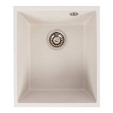 Кухонная гранитная мойка 3744 ROXY VALESO белая в крапинку