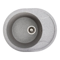 Гранитная мойка для кухни VALESO ONYX 5847 матовая Серая