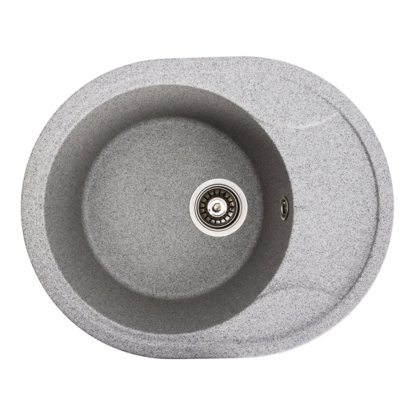 Гранітна мийка для кухні VALESO ONYX 5847 матова Сіра