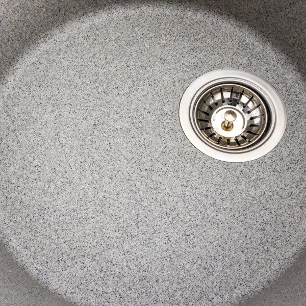 Гранітна мийка для кухні VALESO ONYX 5847 матова Сіра