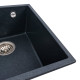 Кухонна гранітна мийка 3744 ROXY VALESO антрацит