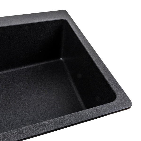 Гранітна мийка для кухні VALESO BOGEMA 7850 матова Карбон