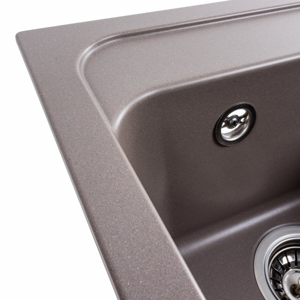 Гранітна мийка для кухні VALESO KORRADO 4050 матова Дюна