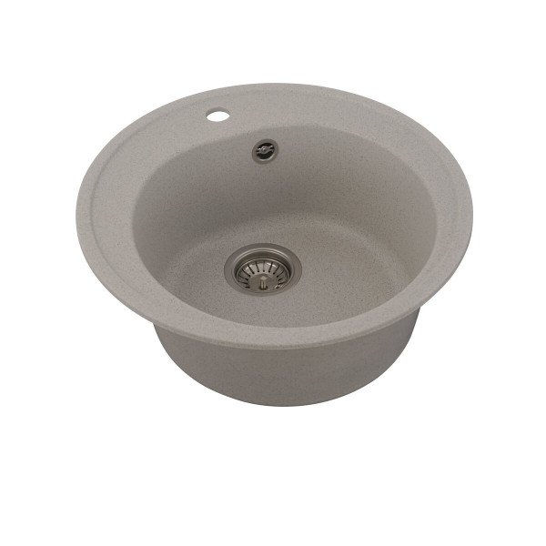 Гранітна мийка для кухні VALESO LUNA 510 матова Топаз