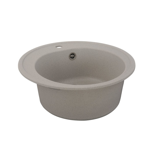 Гранітна мийка для кухні VALESO LUNA 510 матова Топаз