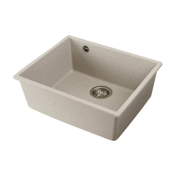 Гранітна мийка для кухні VALESO OASIS 5444 матова Топаз