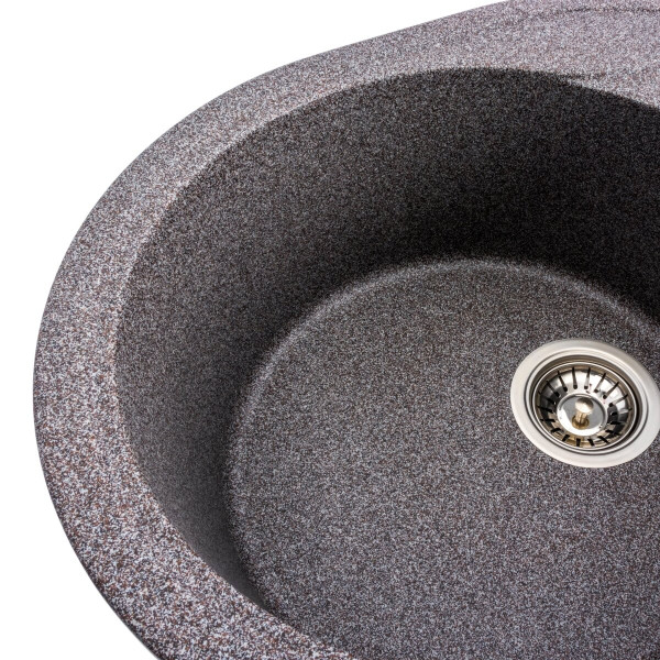 Гранітна мийка для кухні VALESO ONYX 5847 матова Мікс
