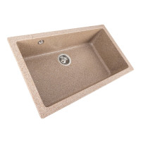 Гранітна мийка для кухні VALESO PARUANA 7945 матова Карамель