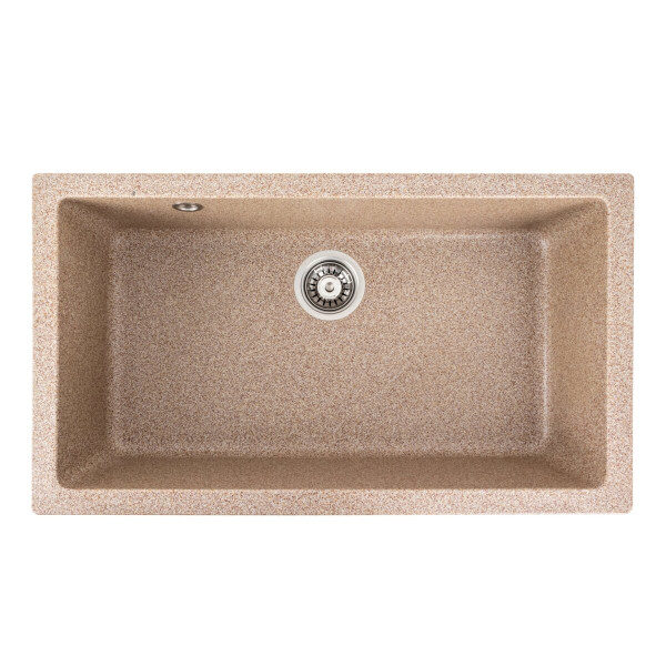 Гранітна мийка для кухні VALESO PARUANA 7945 матова Карамель