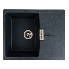 Гранитная мойка для кухни VALESO ZIRKONE 6250 матовая Антрацит