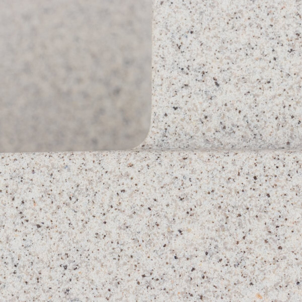 Гранітна мийка для кухні VALESO SOLID 7843 матова Сірий