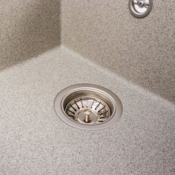 Гранітна мийка для кухні VALESO SOLID 7843 матова Сірий